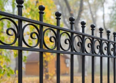 iron fence