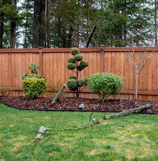 wooden fence