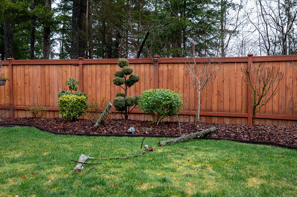 wooden fence 